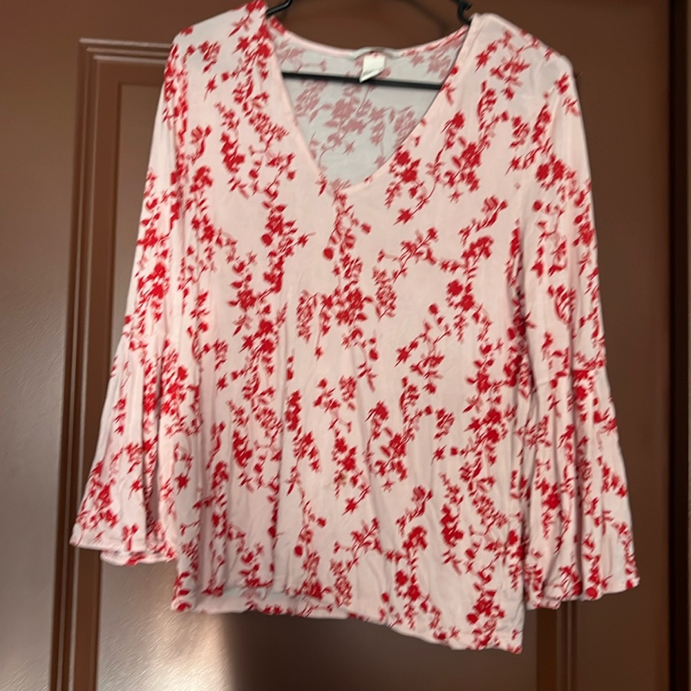 H&M long sleeve blouse